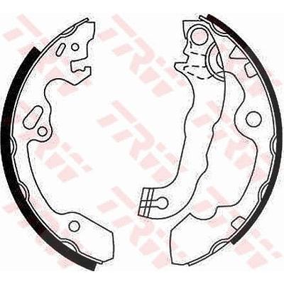 Trw Bremsbackensatz [Hersteller-Nr. GS8636] für Ford