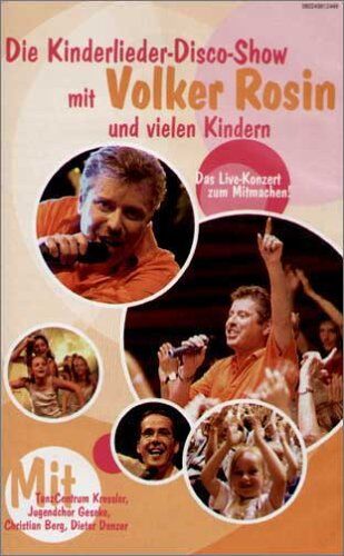 Volker Rosin - Volker Rosin - Die Kinderlieder-Disco-Show [VHS] - Preis vom 08.10.2026 07:26:42 h