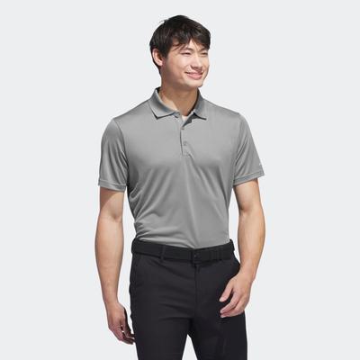 Poloshirt ADIDAS PERFORMANCE "CORE ADIDAS PERFORMANCE PRIMEGREEN", Herren, Gr. XL, grau (grau three), Obermaterial: 100% Polyester, Shirts
