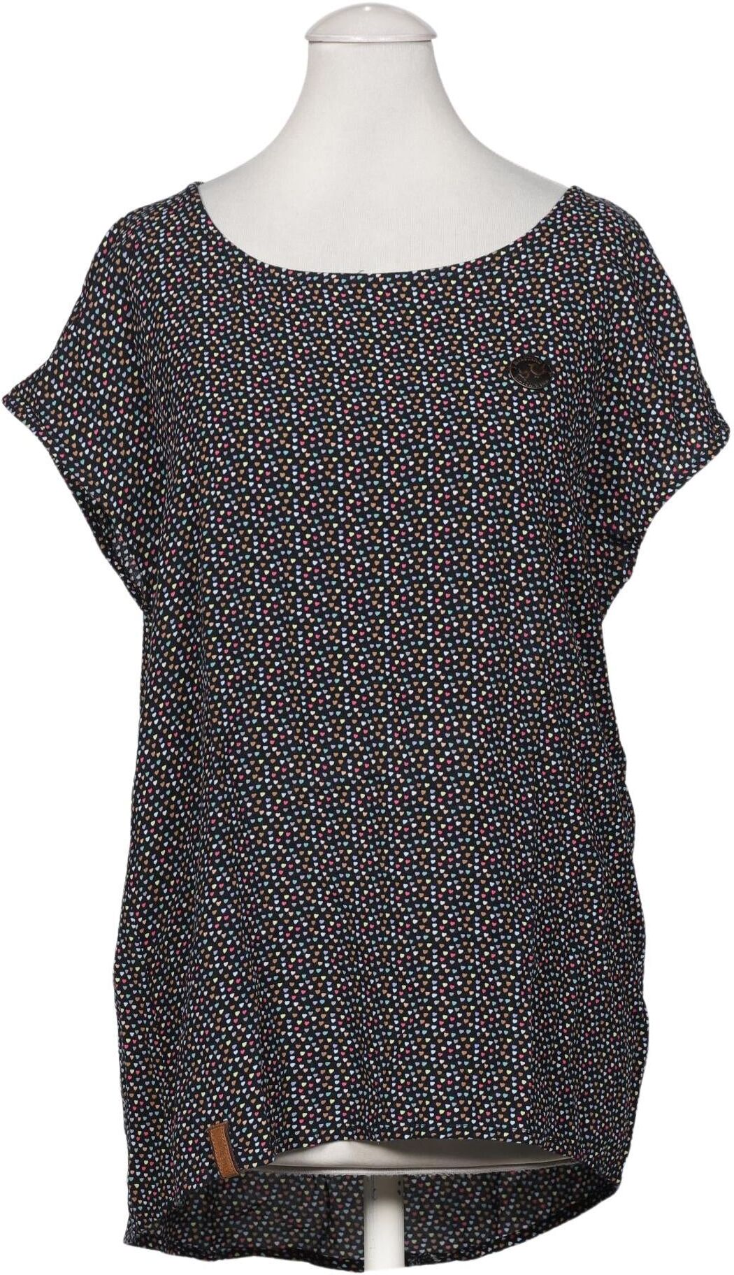 Naketano Damen Bluse, Marineblau, Gr. XS, Viskose - Second Hand