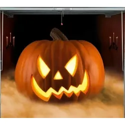 Scheurich Garagentorplane Evil Pumpkin, für Schwing- und Sektionaltore