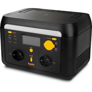 Aqiila Powerstation Powerbird S600v2, App-fähig, 512 Wh Akkukapazität, 9 Anschlüsse, Ausgangsleistung 600 W