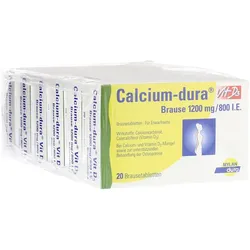 Calcium DURA Vit D3 Brause 1200 mg/800 I 120 St
