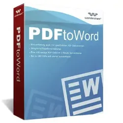 Wondershare PDF to Word Converter Win