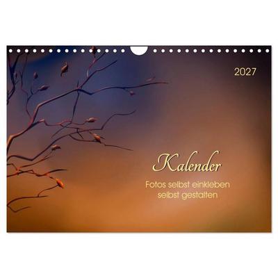 Kalender, Fotos selbst einkleben, selbst gestalten (Wandkalender 2027 DIN A4 quer), CALVENDO Monatskalender