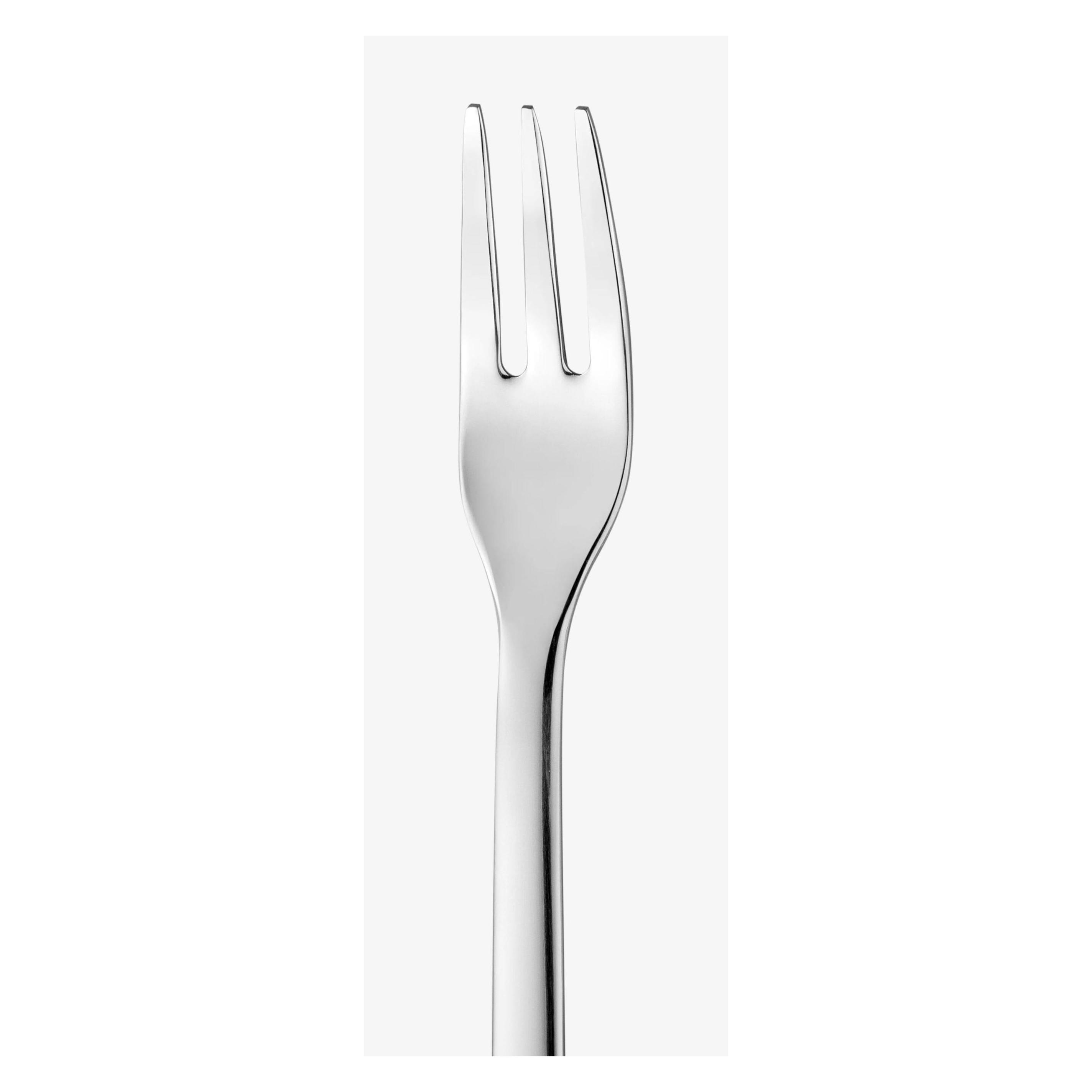 WMF Kuchengabel Gabel Dessertgabel Essbesteck 6 Stück Nuova Edelstahl 18/10 (6 Stk., Gabel) (12.9166.6046)