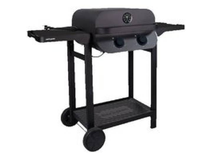 Barbecue électrique - Cookin Garden - FLAVO 50 SC 2500 W 2 grilles en fonte émaillée et tablettes modulables