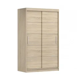 SCHWEBETÜRENSCHRANK Neomi 06 Sonoma Eiche/Sonoma Eiche ohne Spiegel 120 cm