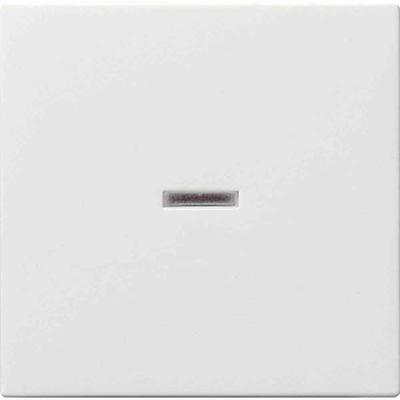 Gira System 55 Wippe mit Kontrollfenster, Schalter/Taster, reinweiß, glänzend, 029003