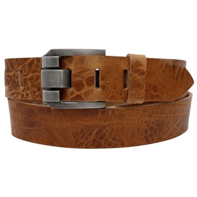 Ledergürtel ANNAMATONI "AnnaMatoni Ledergürtel Nexo Ledergürtel Nexo", Herren, Gr. TW110 - 125cm Gesamtlänge, beige (natur 640), 100% Leder, Gürtel Ledergürtel