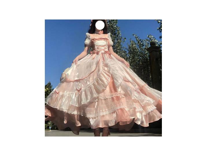 Robe de princesse Lolita pour journal de vol, douce fille, fleur rose, robe de bal d'halloween pour adultes mariés