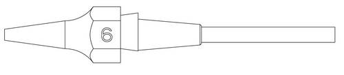 Weller XDSL 6 SAUGDÜSE Ø0,7XØ1,9 L=16,5MM VERP. Saugdüse