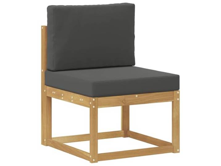 KTHLBRH Sofa-Set für den Außenbereich, 4-teilig, Weiß, Anthrazit, Polyester Ecksofa, 4-Sitzer-Sofa, witterungsbeständig, leicht zu reinigen
