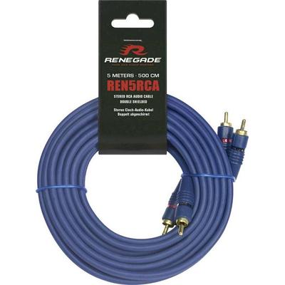 Renegade Ren5RCA Cinchkabel 5.00m [2x Cinch-Stecker - 2x Cinch-Stecker]