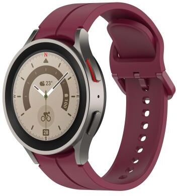 Everyday Crate Samsung Galaxy Watch 6 Band Soft Silicone Replacement Watch Strap For Galaxy Watch 6 Classic wine Red