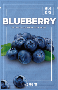 The Saem Máscara de Rosto Natural Blueberry 1 un