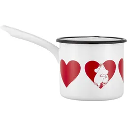 Muminki Heart Stielkasserolle 1,3 l, weiß