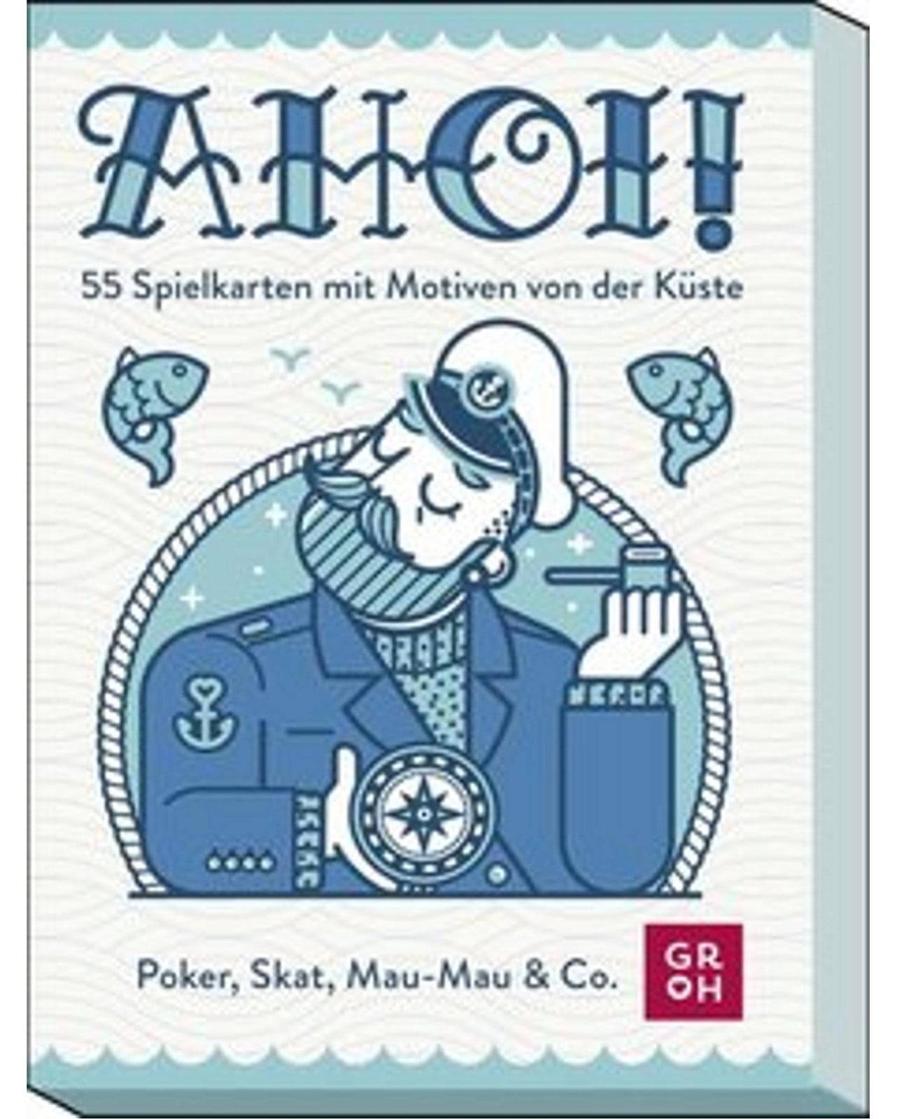 Ahoy! 55 speelkaarten met afbeeldingen van de kust