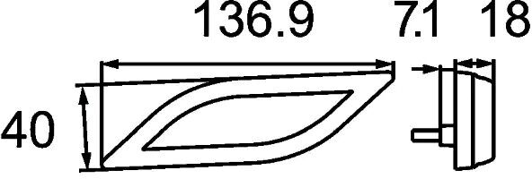 HELLA 2SA 013 324-261 Tail light
