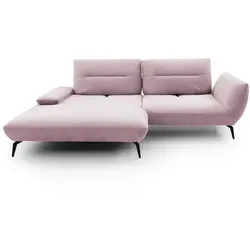 Ecksofa Payton Stoff Violett Flieder