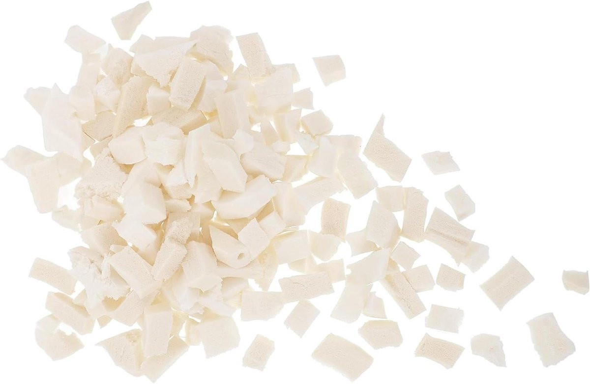 Wit Latex Kussen Vulling met Schuimdeeltjes voor Meubels Opknappen - 500g