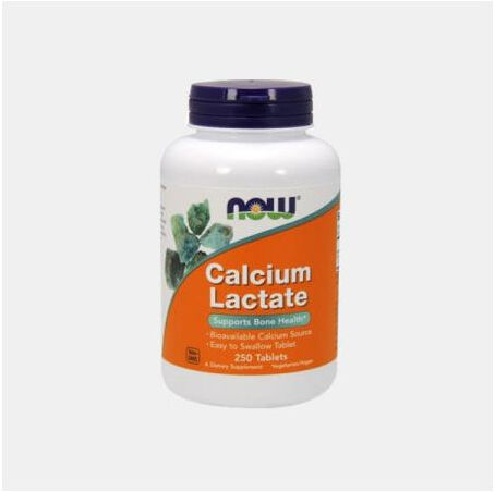 NOW CALCIUM LACTATE 650mg 250 COMPRIMIDOS