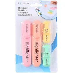 Topwrite - Set zvýrazňovačů 4 Farben
