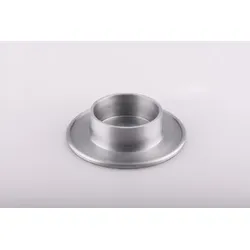 Kerzenhalter Ø für Kerzen 5 cm Aluminium, silber matt, rund
