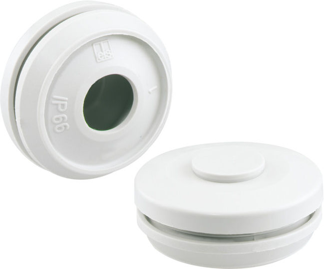Spelsberg Raccord double membrane DMS M25 fermé IP66 blanc 29,7 x 29,7 x 13,6 mm (26012501)