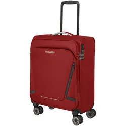 Travelite Jetpack Light 4 Rollen Kabinentrolley 55 cm, Koffer, Rot