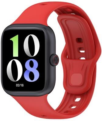 Everyday Crate Vivo Watch GT Band Soft Silicone Watch Strap Adjustable Replacement Wristband red