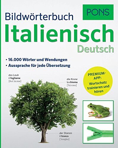 PONS Bildwörterbuch Italienisch: 16.000 Wörter und Wendungen. Mit Premium-App! - Preis vom 10.10.2026 11:48:34 h
