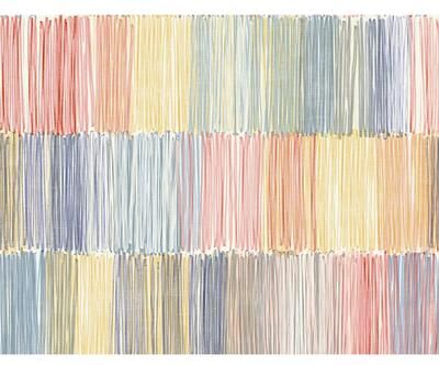 Lillian August Arielle Abstract Stripe Embossed Vinyl Unpasted Wallpaper
