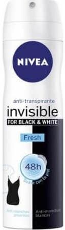 NIVEA Black And White Invisible Fresh Desodorante Spray 200 ml