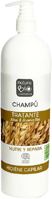 NaturaBIO Cosmetics Aloe Vera & Oatmeal Treatment Shampoo 740 ml