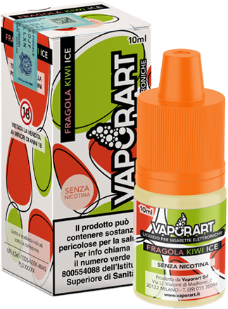 VaporArt Fragola Kiwi Ice Liquido Pronto 10ml Fragola Kiwi Ghiaccio