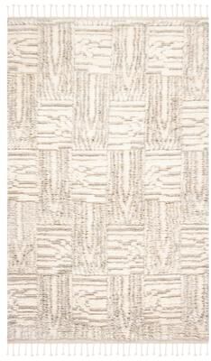 SAFAVIEH Hand-Knotted Manhattan Brith Wool Tassel Rug