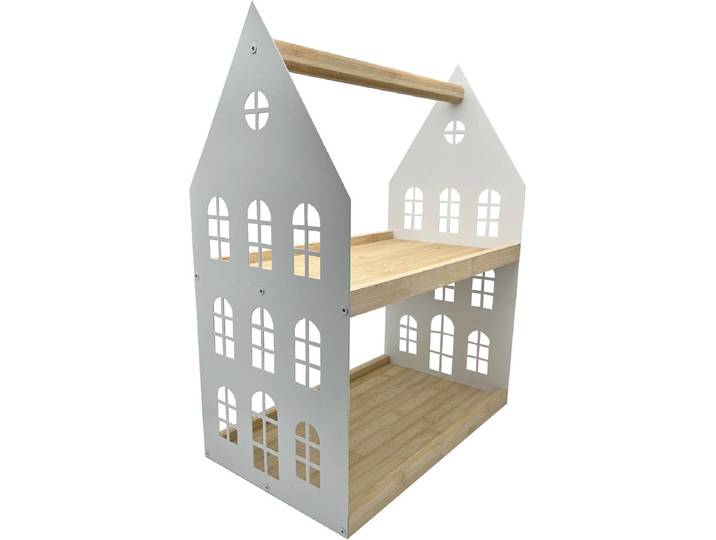 UNUS® Etagère met 2 lagen en handvat in verschillende designs grijs