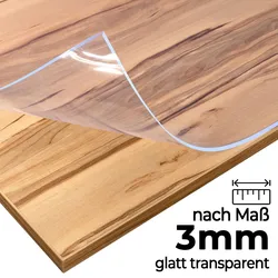 Tischschutzfolie nach Maß 3 mm transparent