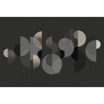 Fototapete LIVING WALLS "Walls by Patel Chelsea", grau, B:4m L:2,7m, Vlies, Tapeten, Vlies, Wand