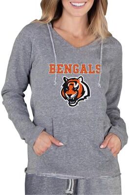 NFL Mainstream Women's Long-Sleeve Hooded Top (Size XL) Cincinnati Bengals, Cotton,Polyester,Rayon