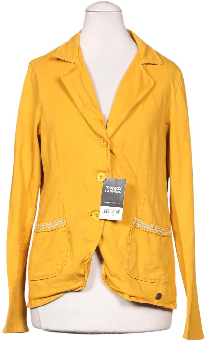Key Largo Damen Blazer, Gelb, Gr. S, Baumwolle / Elasthan - Second Hand