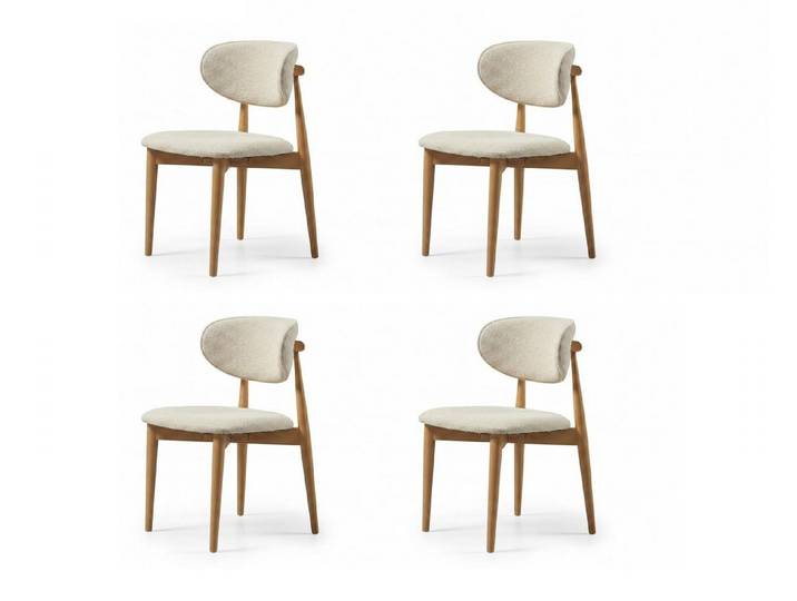 Xlmoebel Sitzgruppe Beige Esszimmerstuhl im modernen Design – Elegant und komfortabel, Made in Europa