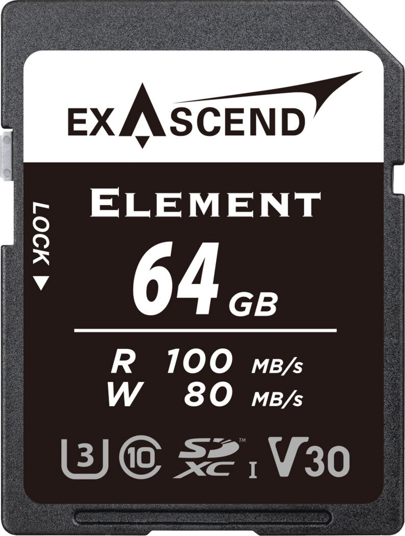 Exascend Element 64GB 100MB/S V30 UHS-I