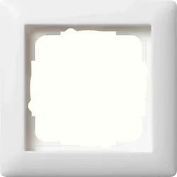Gira Standard 55 Rahmen, 1f, reinweiß, matt, Kunststoff, Unterputzmontage, Thermoplast, 021104