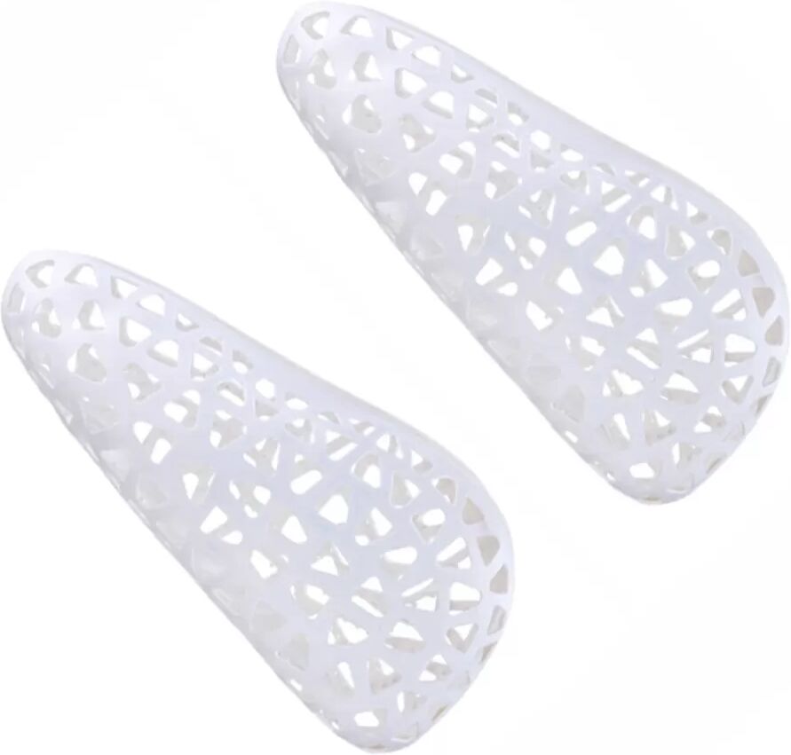 INF Lot de 2 Sacs à Linge pour Chaussures à Fermeture Éclair - Style Chaussure - Sacs de Lavage en Silicone Blanc