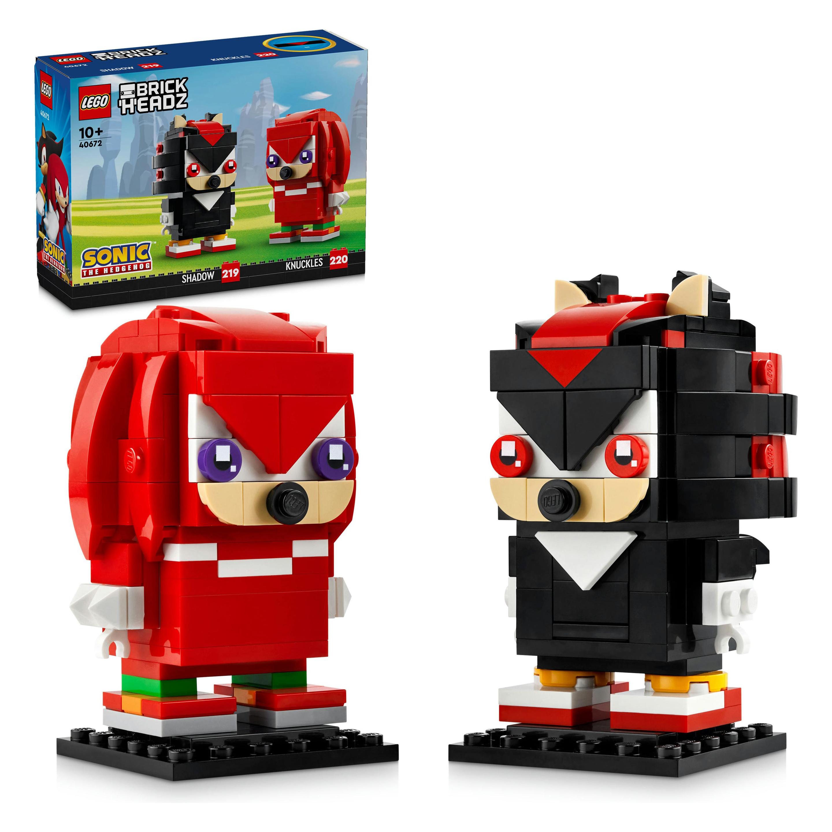 LEGO BrickHeadz Sonic the Hedgehog Knuckles & Shadow (40672, LEGO Brickheadz) (40672)