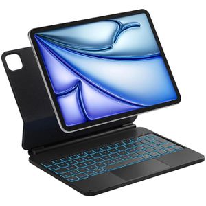 Inateck Tablet-Hülle Neo Magic, KB09119, schwarz, für Apple iPad A16, iPad Air 11 M2, M3 und M4, mit Tastatur