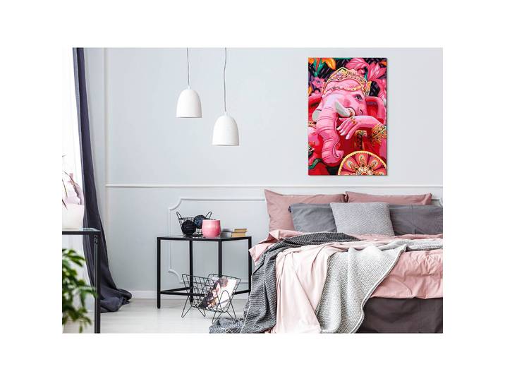 Malen nach Zahlen - Ganesha Leinen Pink 40 x 50cm