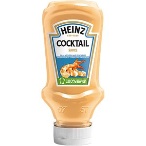 Heinz Cocktailsauce fruchtig und cremig, ohne künstliche Farbstoffe, in der Dosierflasche, 220 ml